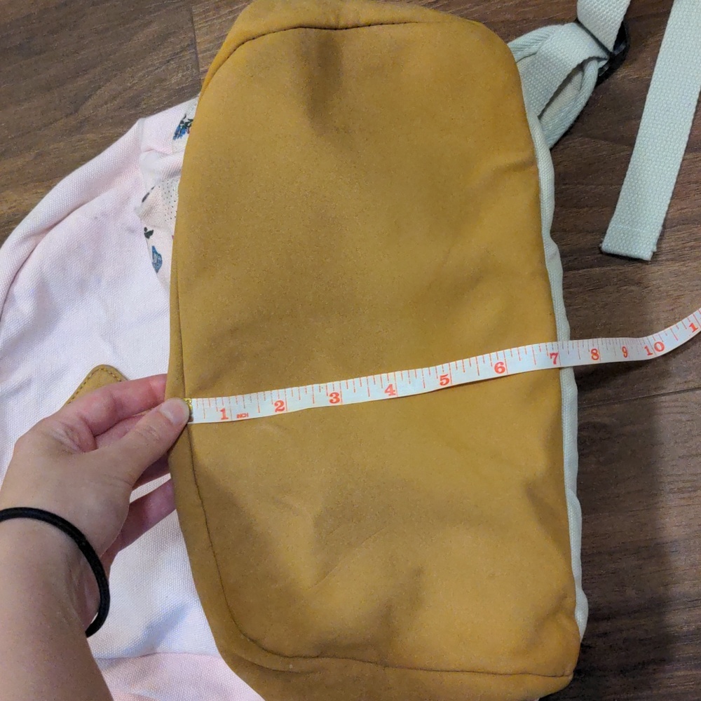 Light Baby Pink Floral Backpack - Picture 7 of 9